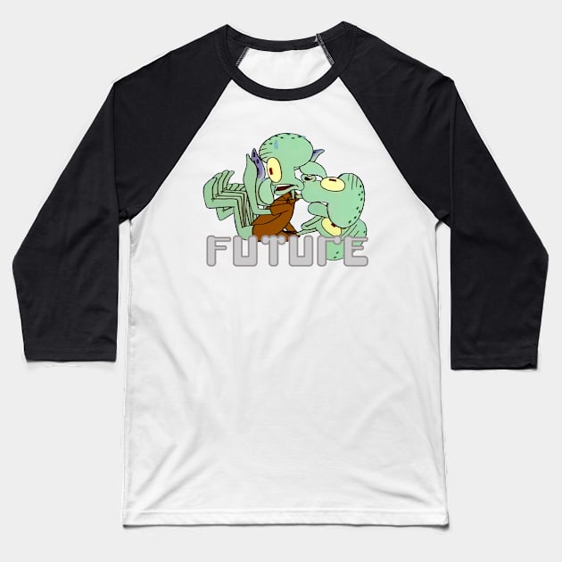 Squidward Tentacles - Future Spongebob Squarepants Baseball T-Shirt by Xanderlee7